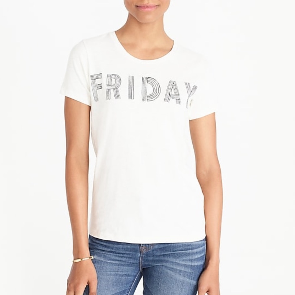 J. Crew Friday collector T-shirt